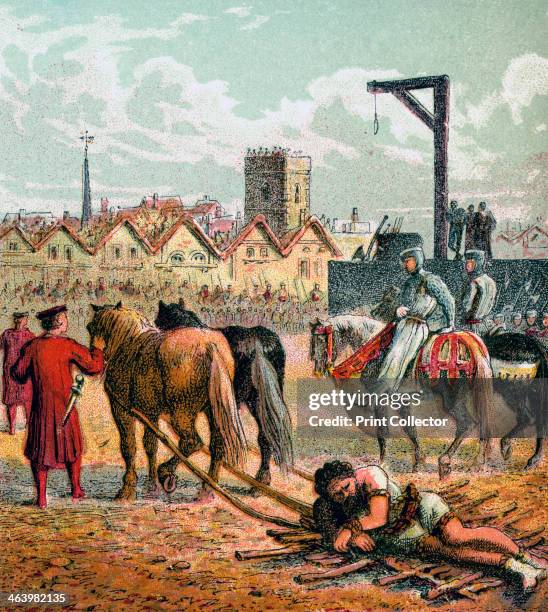 'Wallace Executed' . After his trial, Scottish patriot William Wallace was stripped naked and dragged through the City of London at the heels of a...