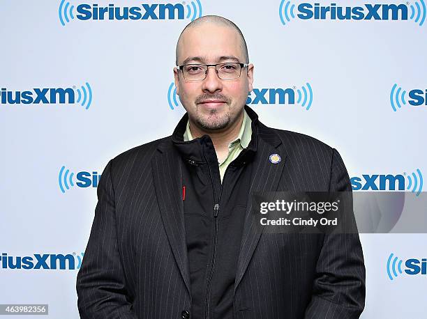 New York state senator Gustavo Rivera visits the SiriusXM Studios on February 20, 2015 in New York City.