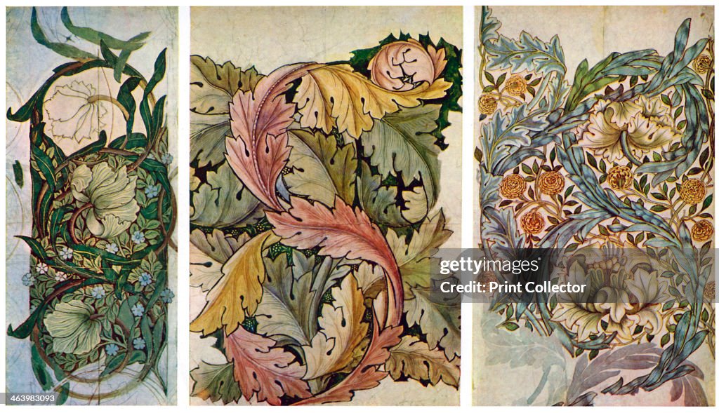 Working drawings by William Morris (1834-1896), 1934.Artist: William Morris