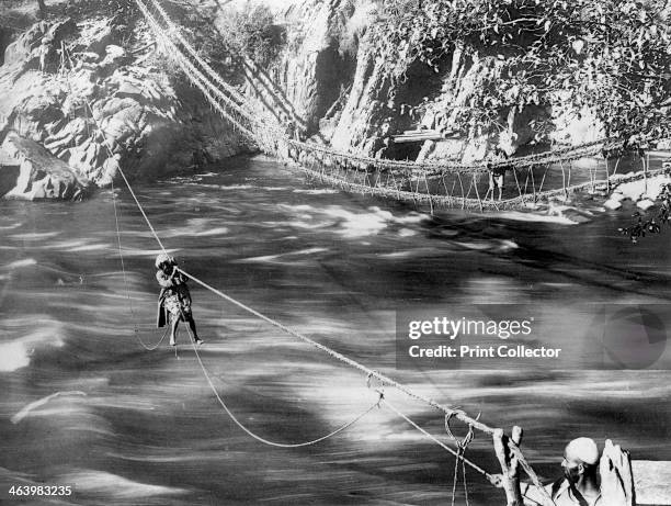 Indian Rope Bridge Rope Bridge Photos and Premium High Res Pictures - Getty Images