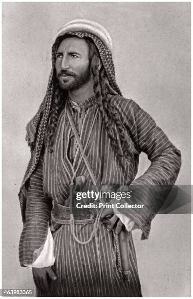 Bedouin of the desert, Iraq, 1925. A print from Baghdad, Camera Studio Iraq, published by Hasso Bros, Rotophot AG, Berlin, 1925.