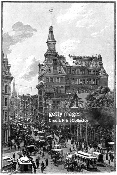 Western Union Telegraph Company Photos and Premium High Res Pictures