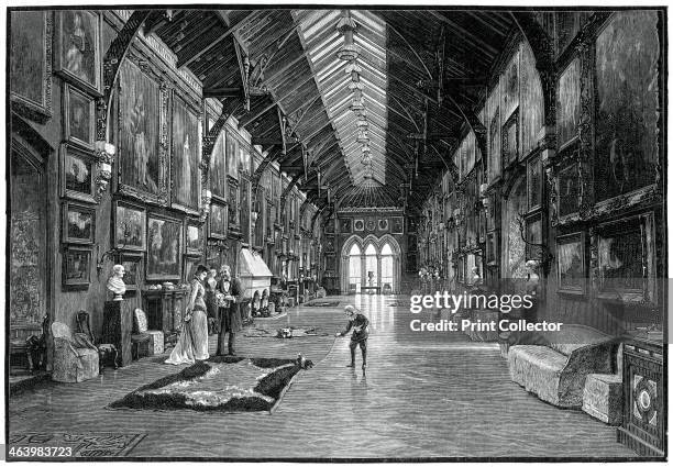 The Picture Gallery, Kilkenny Castle, c19th century.