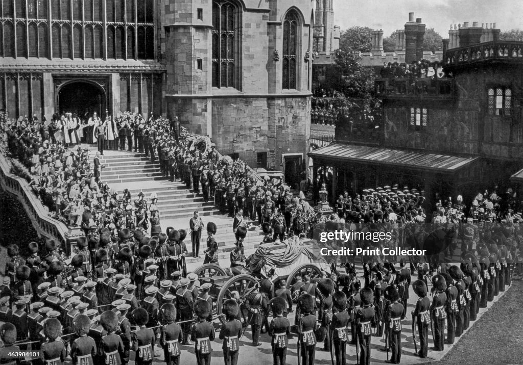 The funeral of King Edward VII, Windsor, Berkshire, 1910.Artist: Swain