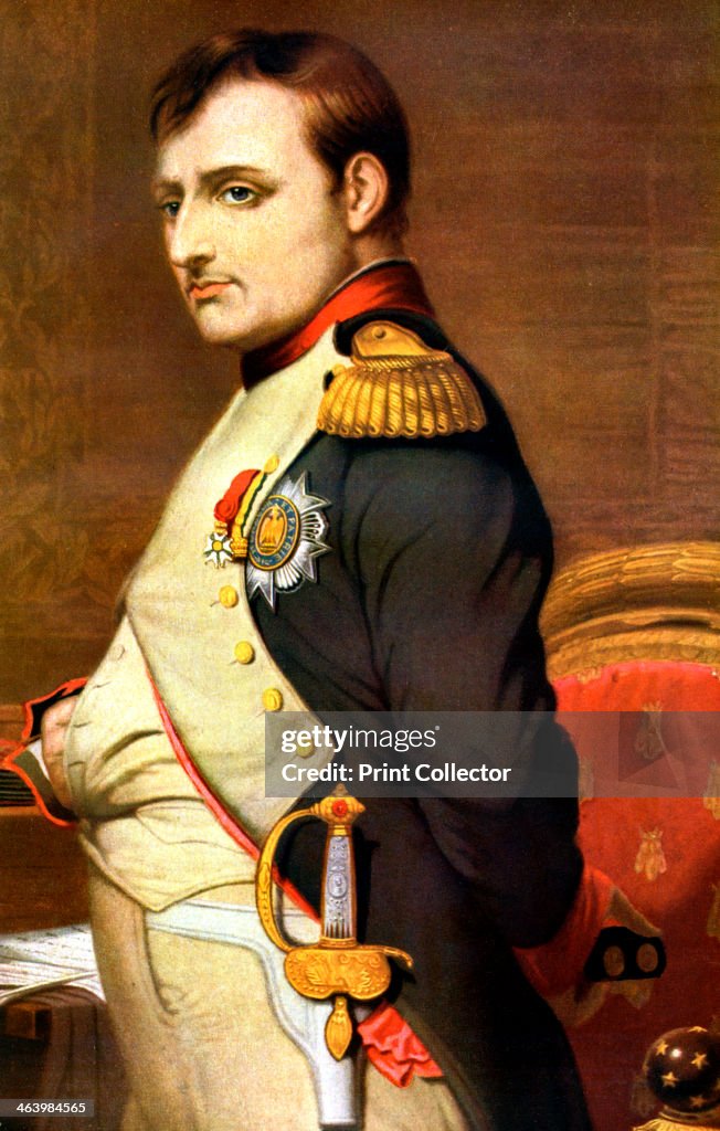Napoleon Bonaparte, French general and Emperor.Artist: Paul Delaroche