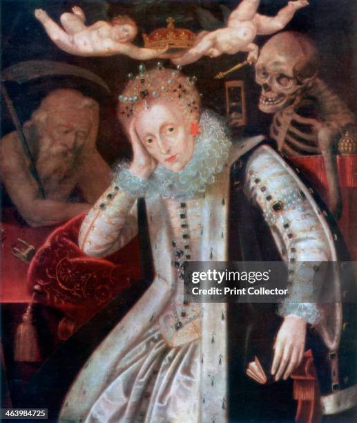 'Elizabeth, The Weary Sovereign', c1610 . The last Tudor monarch, Elizabeth I (1533-1603 ruled from 1558. A print from the Sketch, 17th March 1937.