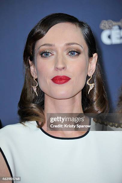 Gaelle Pietri attends the 40th Cesar Film Awards at Theatre du Chatelet on February 20, 2015 in Paris, France.