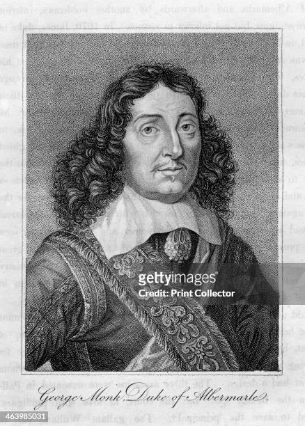 George Monck, Duke of Albemarle, 17th century English soldier. Monck supported the Commonwealth cause in the English Civil Wars from 1644, but was...