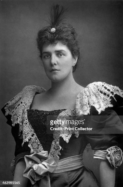 Lady Randolph Churchill , American society beauty, 1893. Lady Churchill's chief claim to fame is the fact that she was the mother of Winston...