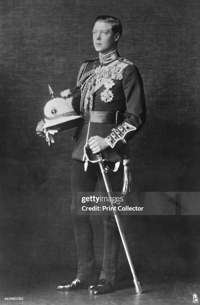 Edward, Prince of Wales, in army uniform, 1920s(?).Artist: Tuck and Sons