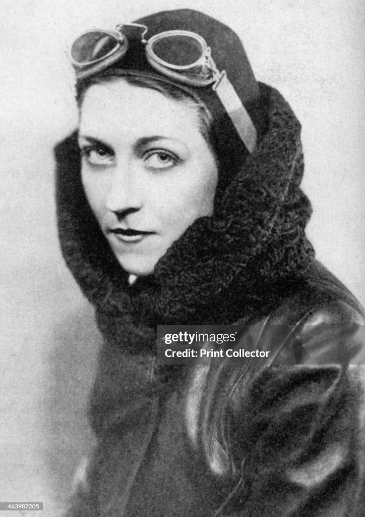 Amy Johnson, pilot, c1930s (1936).