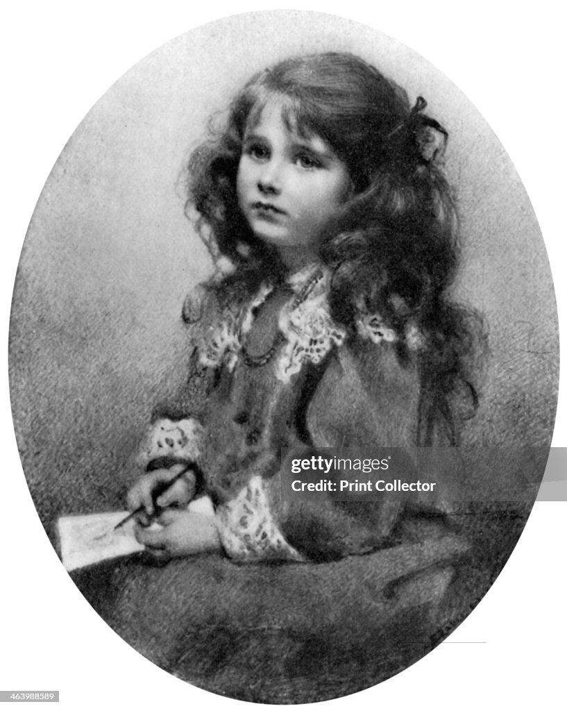The Queen Mother as a child, c 1905 (1910). Artist: Mabel Emily Hankey