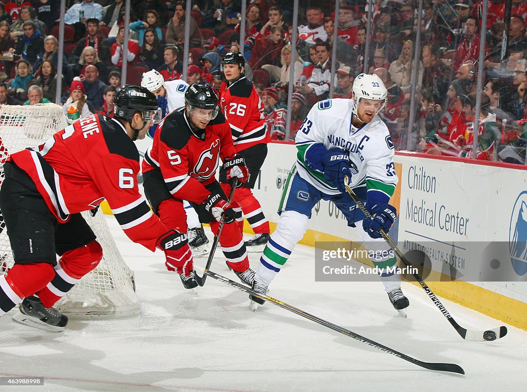 Vancouver Canucks v New Jersey Devils