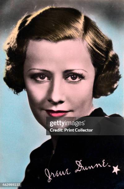 Irene Dunne, American film actress and singer, 20th century. Dunne was a film actress of the 1930s and 1940s. She was nominated five times for the...