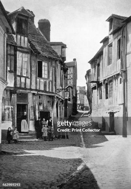 Normandy street, 1908-1909. From Penrose's Pictorial Annual 1908-1909, An Illustrated Review of the Graphic Arts, volume 14, edited by William Gamble...