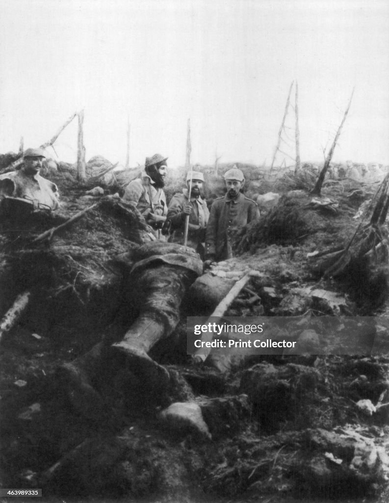 The landscape of Les Eparges, near Verdun, France, 1915.