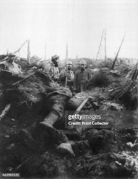 The landscape of Les Eparges, near Verdun, France, 1915.