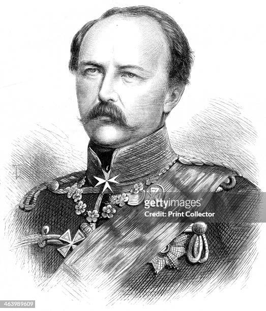 Prince Frederick Charles Nicholas of Prussia , 1870. From The Illustrated London News .