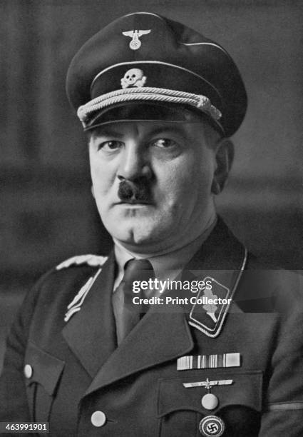 Julius Schreck, member of the SS and chauffeur of Adolf Hitler, 1933. Schreck joined the Nazi Party in 1920 at about the same time as Hitler, with...