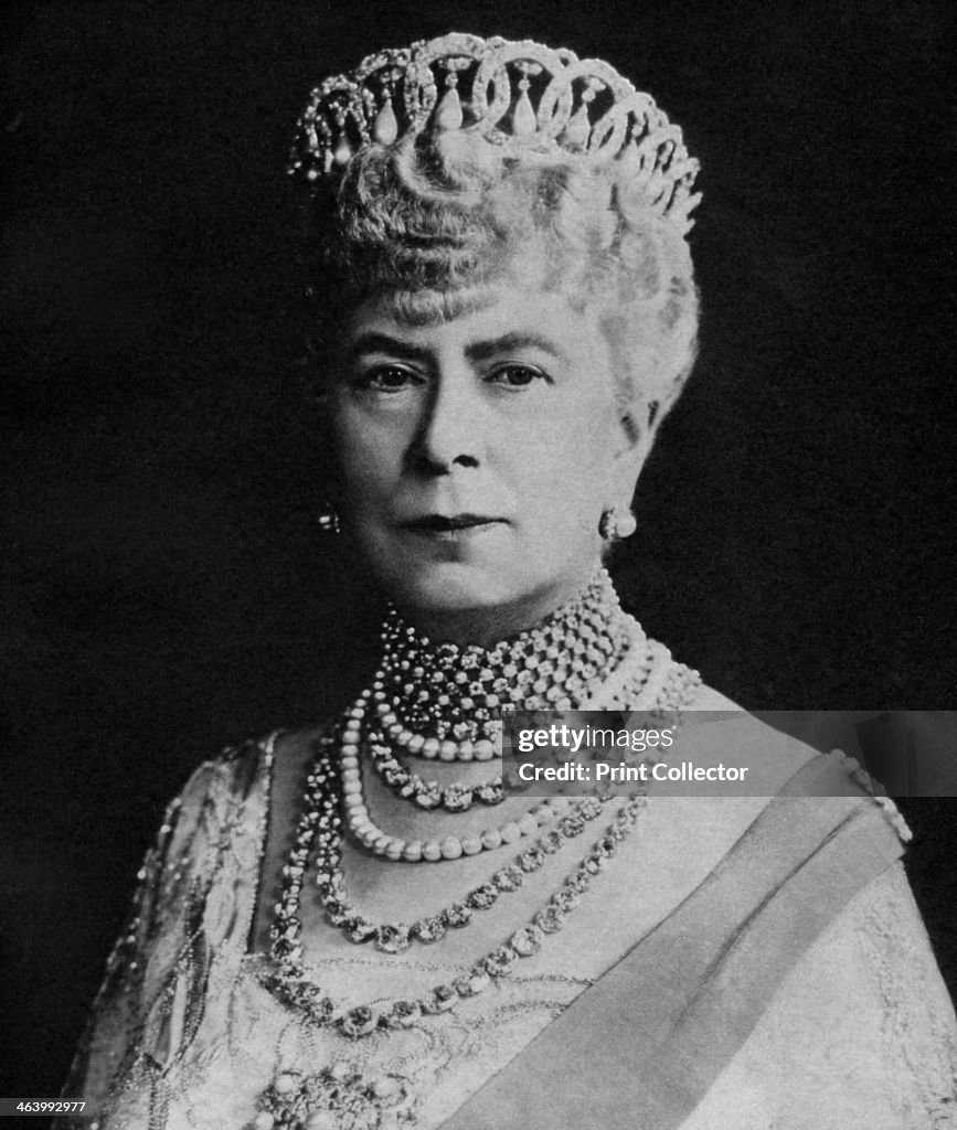 Mary of Teck, Queen Consort of George V of the United Kingdom, c1936.