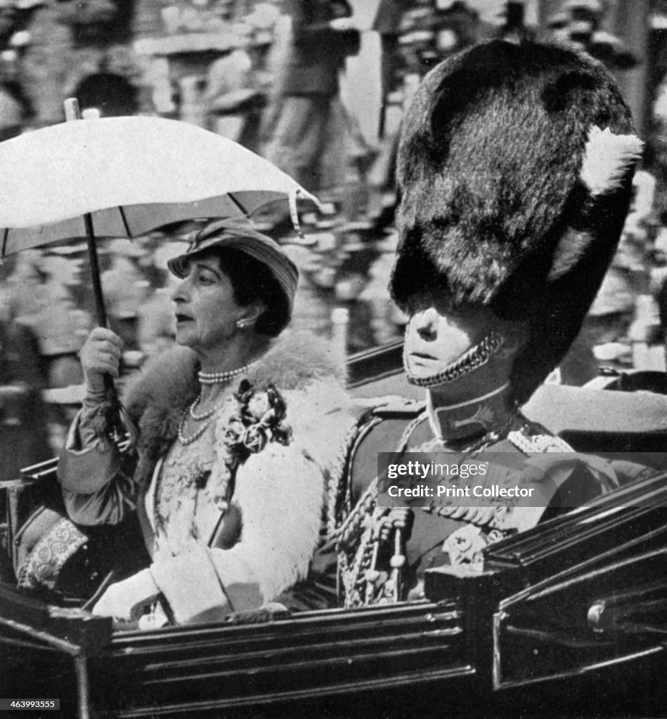 The future King Edward VII (1894-1972) and Queen Maud of Norway (1869-1938), 1935.