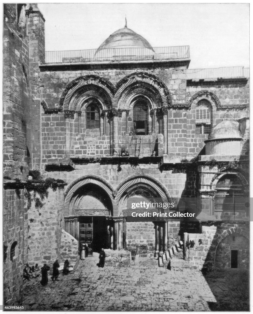 The Church of the Holy Sepulchre, Jerusalem, late 19th century. Artist: John L Stoddard