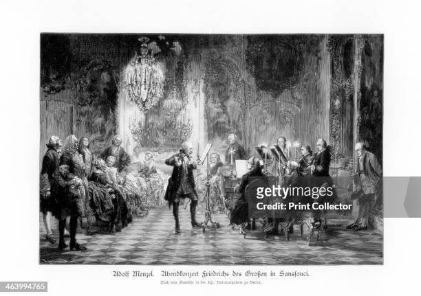 'Fredrick Great Concert At Sanssouci', , 1900.