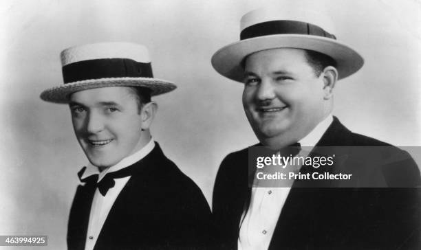 Stan Laurel and Oliver Hardy , 20th century. Laurel and Hardy became famous as comedians during the early half of the 20th century for their work in...