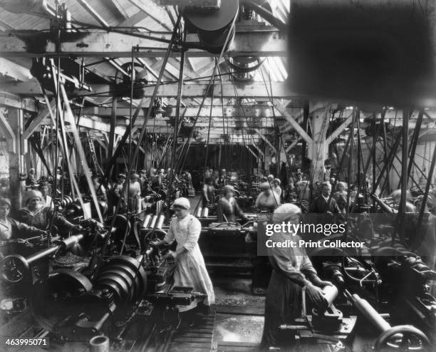 Munitions factory, London, World War I, 1914-1918.