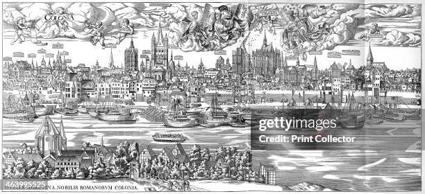 Cologne in 1530, . The first impression of this woodcut, which was designed for the house of Peter Quentel, was presented on 5th January 1531 to the...