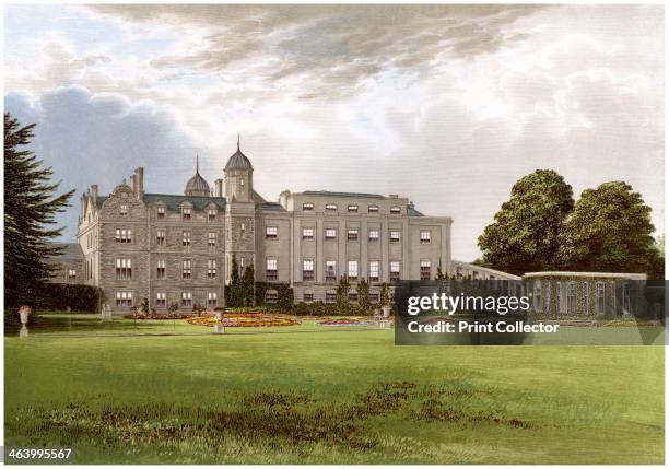 Eastwell Park, near Ashford, Kent, home of the Duke of Edinburgh, c1880. The house was built for George Finch Hatton in the late 18th century. It was...