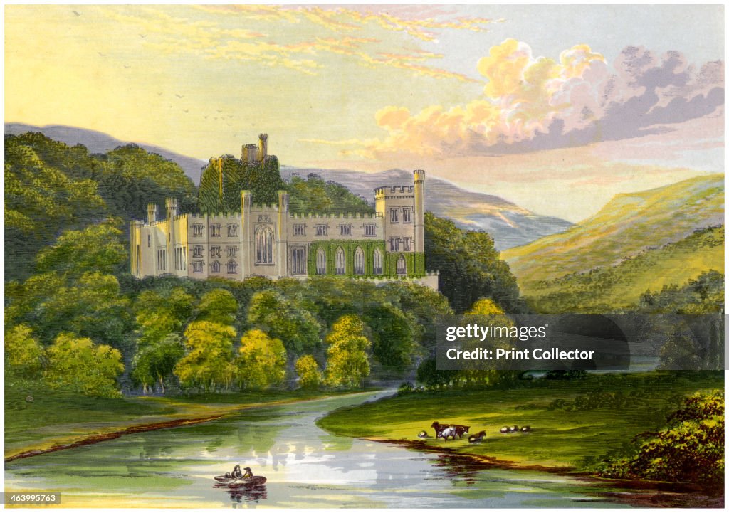 Arundel Castle, Sussex, home of the Duke of Norfolk, c1880.