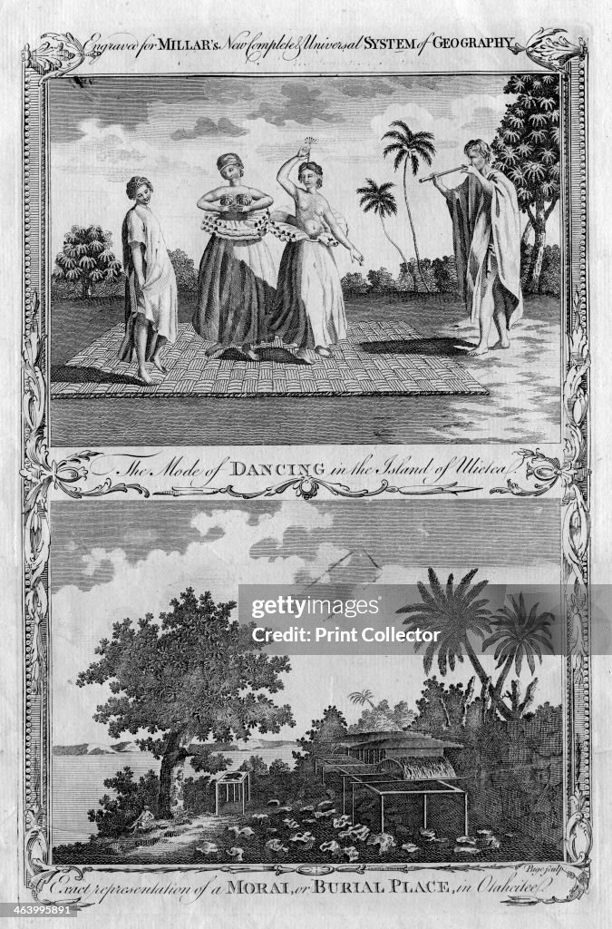 Two scenes from the Pacific Islands, c1780s(?). Artist: Page