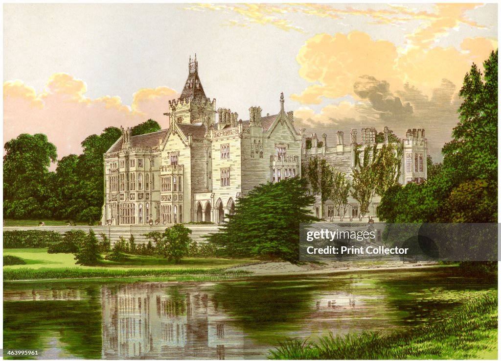 Adare Manor, County Limerick, Ireland, home of the Earl of Dunraven, c1880.