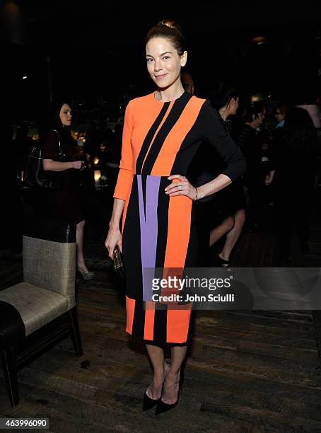 Actress Michelle Monaghan attends Women In Film Pre-Oscar Cocktail Party presented by MaxMara, BMW, Tiffany & Co., MAC Cosmetics and Perrier-Jouet at...