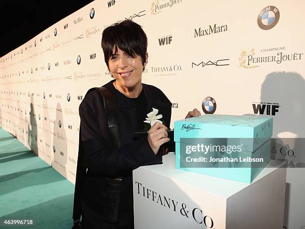 Songwriter Diane Warren attends Women In Film Pre-Oscar Cocktail Party presented by MaxMara, BMW, Tiffany & Co., MAC Cosmetics and Perrier-Jouet at...