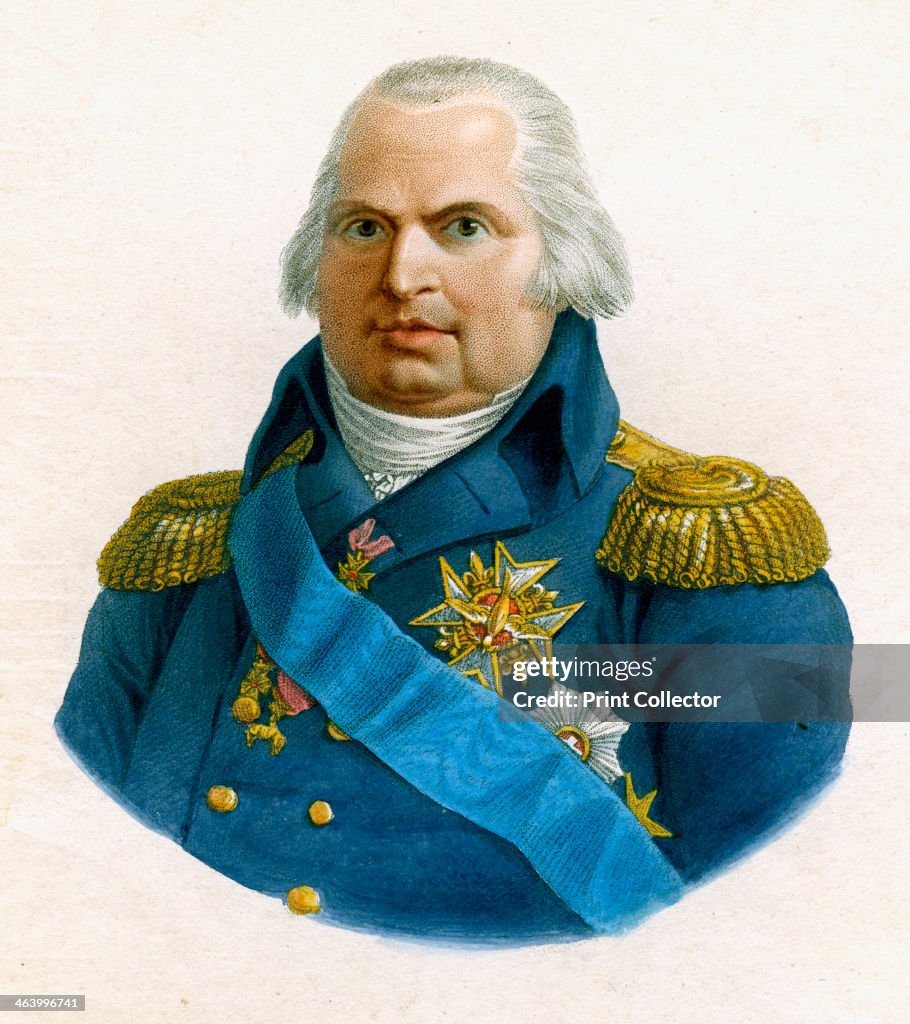 Louis XVIII, King of France, 19th century.Artist: W Evans