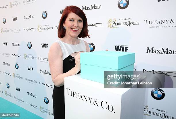 Actress Kate Flannery attends Women In Film Pre-Oscar Cocktail Party presented by MaxMara, BMW, Tiffany & Co., MAC Cosmetics and Perrier-Jouet at...