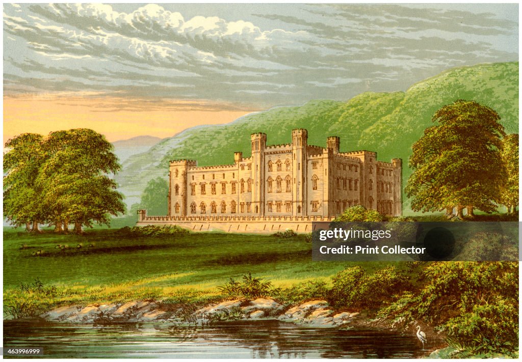 Scone Palace, Perthshire, Scotland, home of the Earl of Mansfield, c1880.