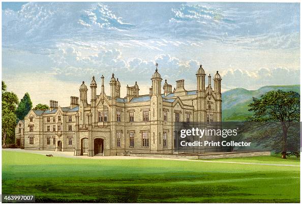 Glanusk Glanusk Park, Brecknockshire, Wales, home of Baronet Bailey, c1880 ...