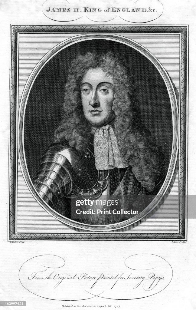 King James II of England, . Portrait of James , the second surviving ...
