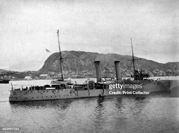 Spartan off Norway, 1904 . Spartan was a second class cruiser which was launched in 1891 and remained in service until 1931. From Queen Alexandra's...