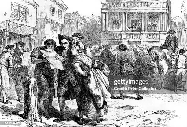 Bostonians reading the Stamp Act, 1765 . The Stamp Act of 1765 was the first attempt by the British government to impose direct taxation upon the...