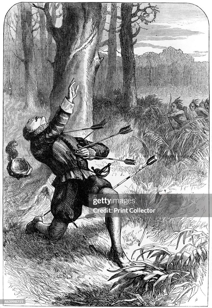 Murder of White's assistant, c1580s (c1880).