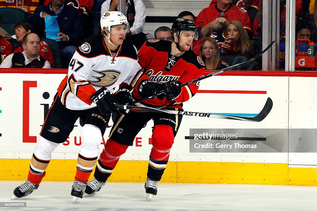 Anaheim Ducks v Calgary Flames