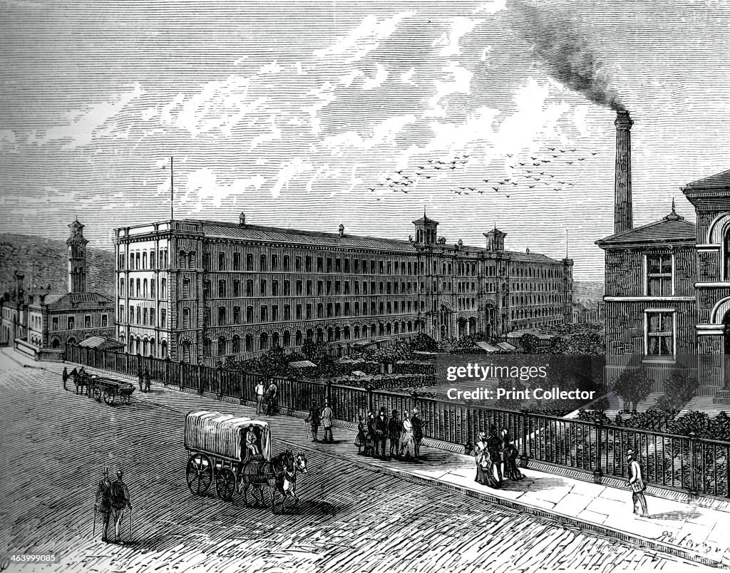 The mill at Saltaire, c1880.