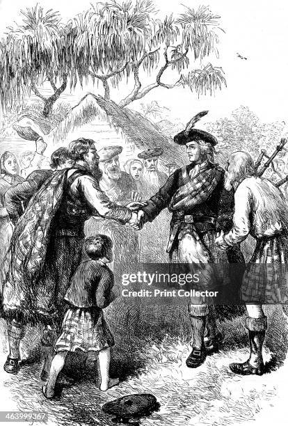 Visit of James Oglethorpe to the Highland colony, Georgia, c1730s . General James Oglethorpe established a new colony called Georgia in 1733. A...