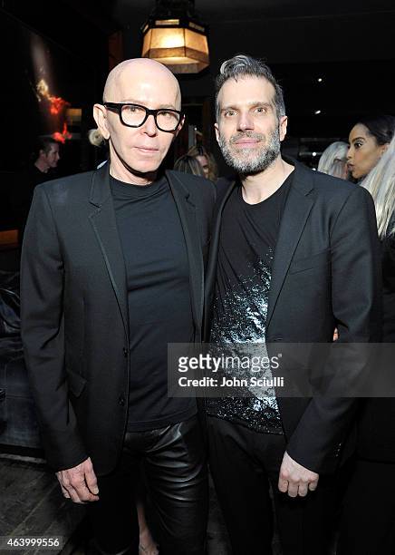 James Gager, Senior Vice President and Group Creative Director, MAC Cosmetics, and Richard Ferretti, Senior Vice President and Global Creative...