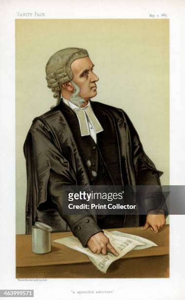 Splendid Advocate', 1883. Charles Russell QC MP, British lawyer and politician. Born in Newry, County Down, Russell became a QC in 1872. Entering...