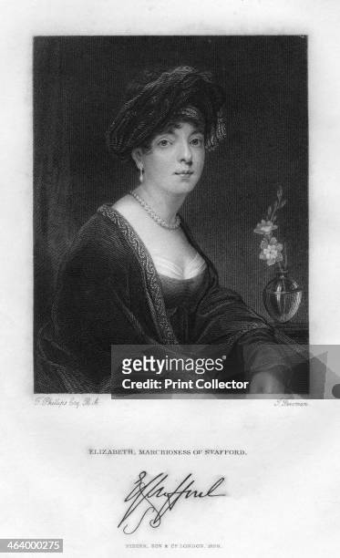 'Elizabeth, Marchioness of Stafford', 1829. Possibly a portrait of Elizabeth Sutherland-Gower, Marchioness of Stafford .